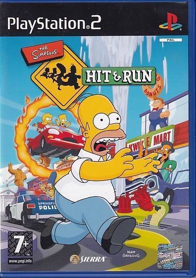The Simpsons Hit and Run - PS2 (B Grade) (Genbrug)